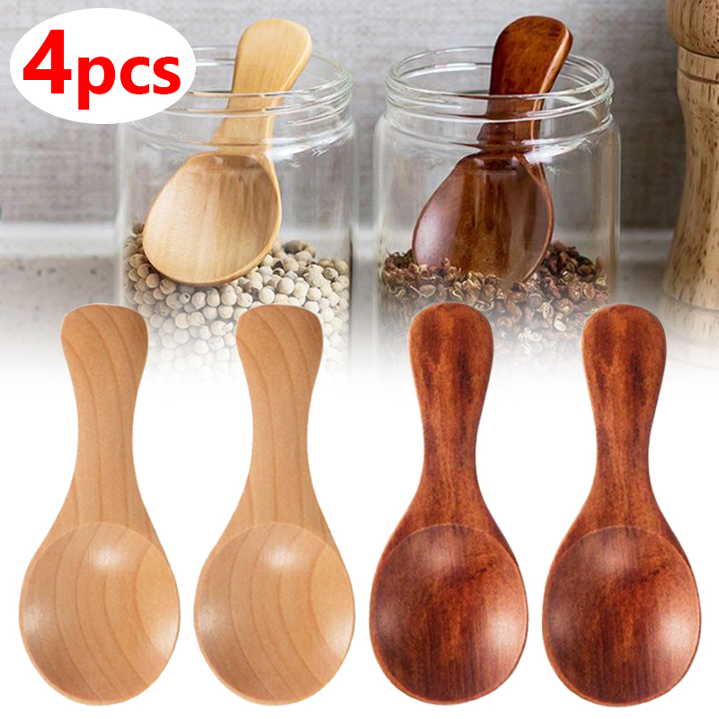 Ice Pick Pick - Mini cuillères en bois pour cuisine,