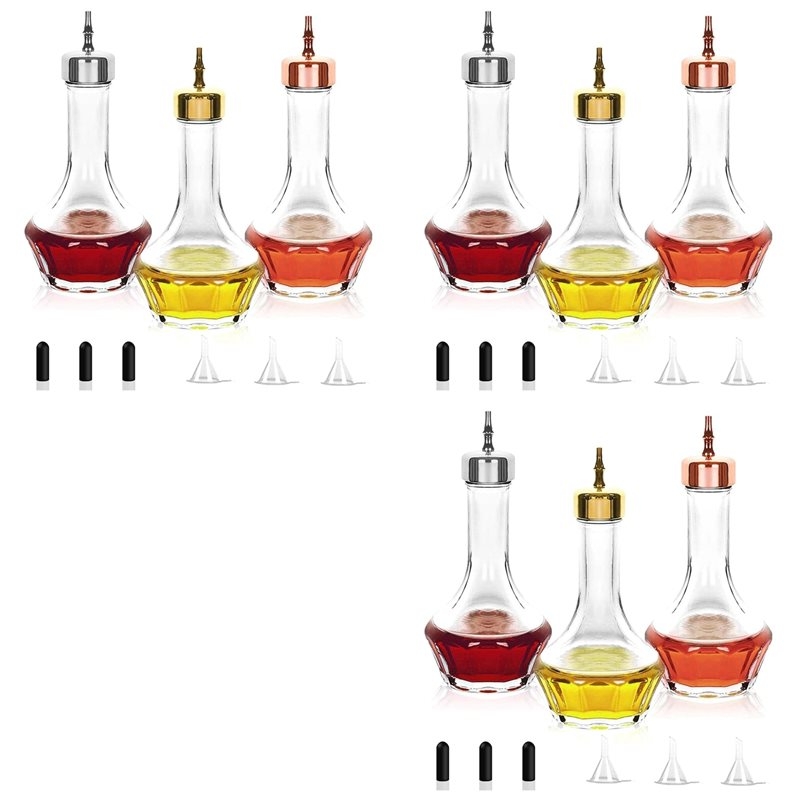 Bitters Bottle Set - Ensemble de 9 flacons à bitters
