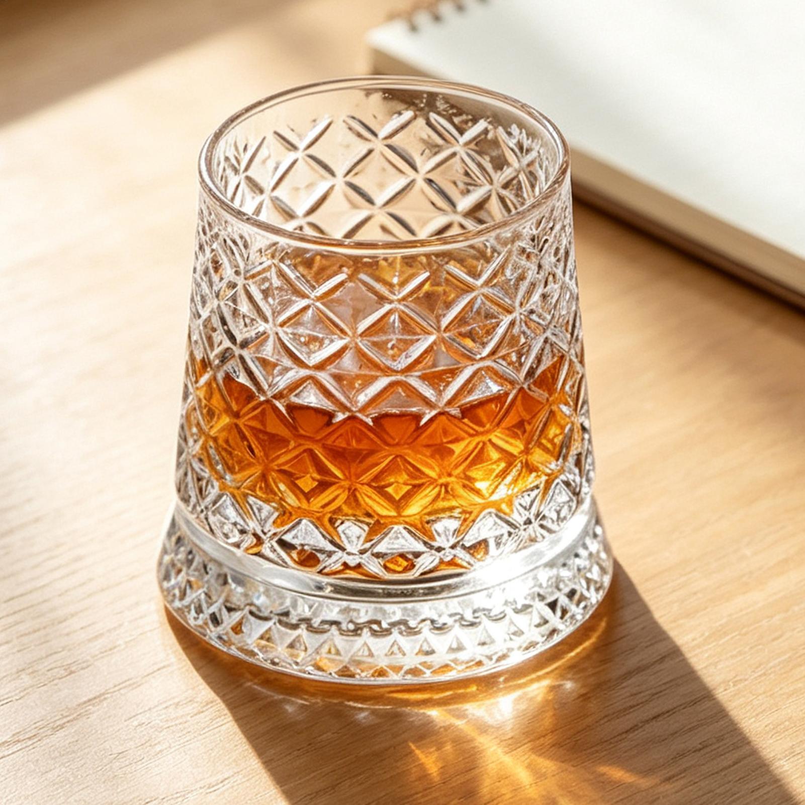 Verre à whisky rotatif de 9,5  - Old Fashioned Glass avis et prix